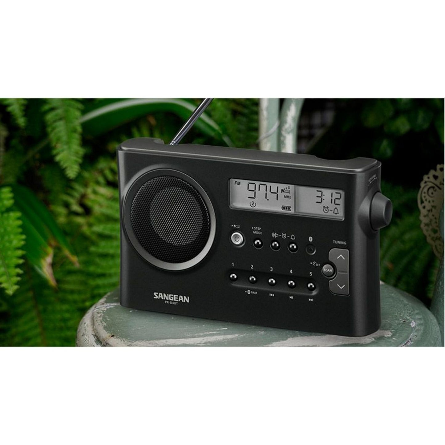 Sangean PR-D4BT Tragbares MW/UKW Radio mit Bluetooth, versch. Farben