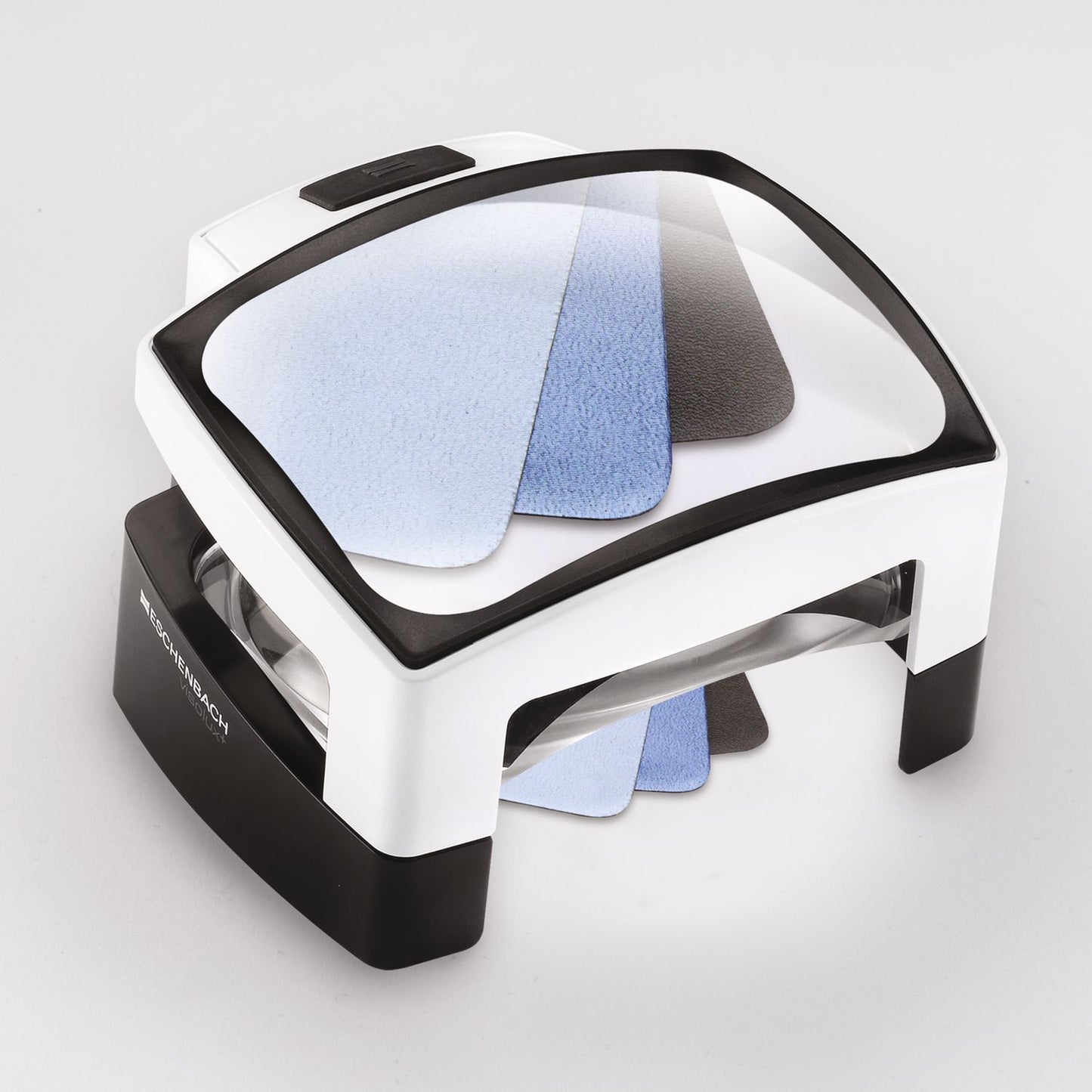 Loupe sur pied Eschenbach visolux+ loupe de lecture avec LED blanc froid et chaud grossissement 3x
