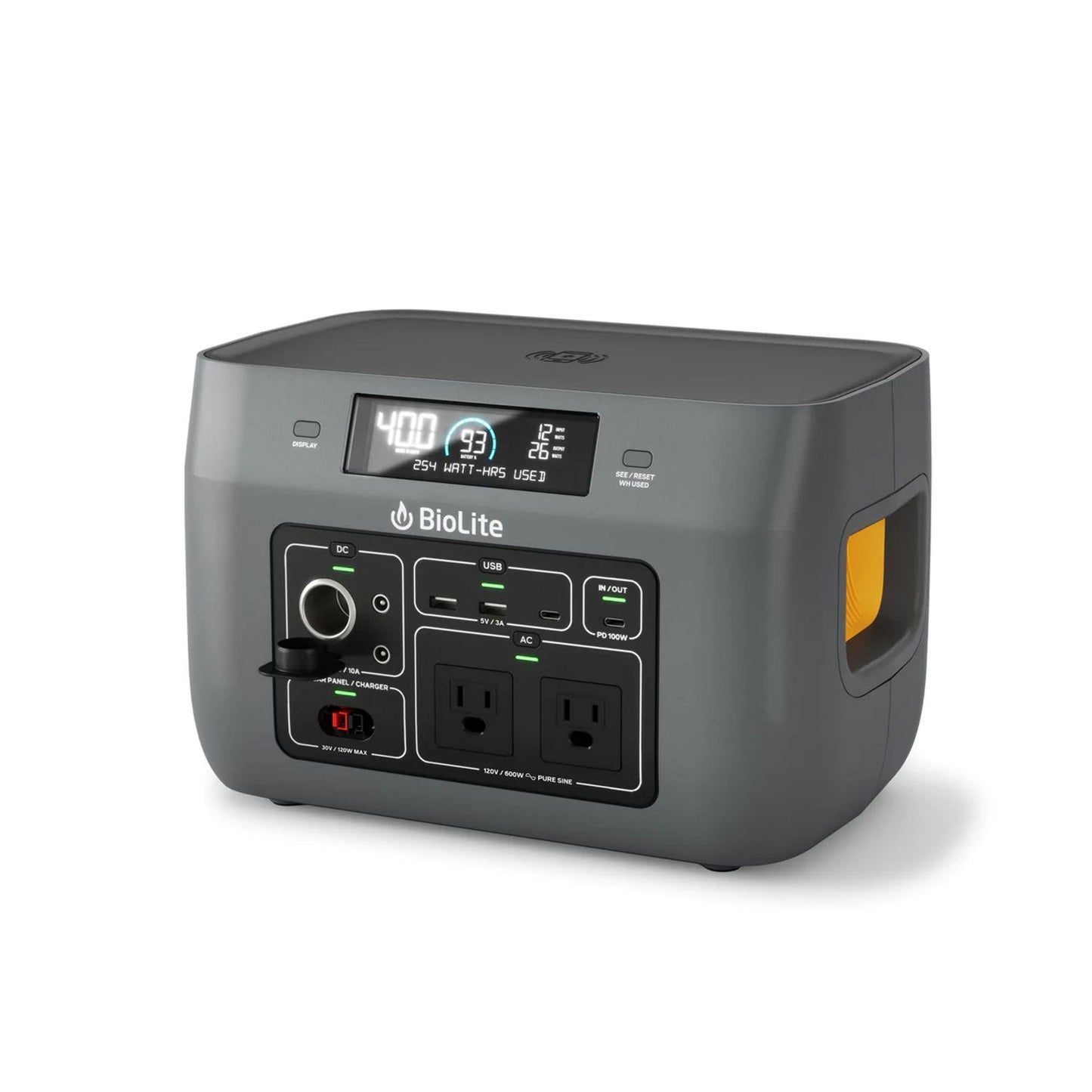 Générateur solaire BioLite BaseCharge Powerstation avec batterie Li-ion 600 ou 1500