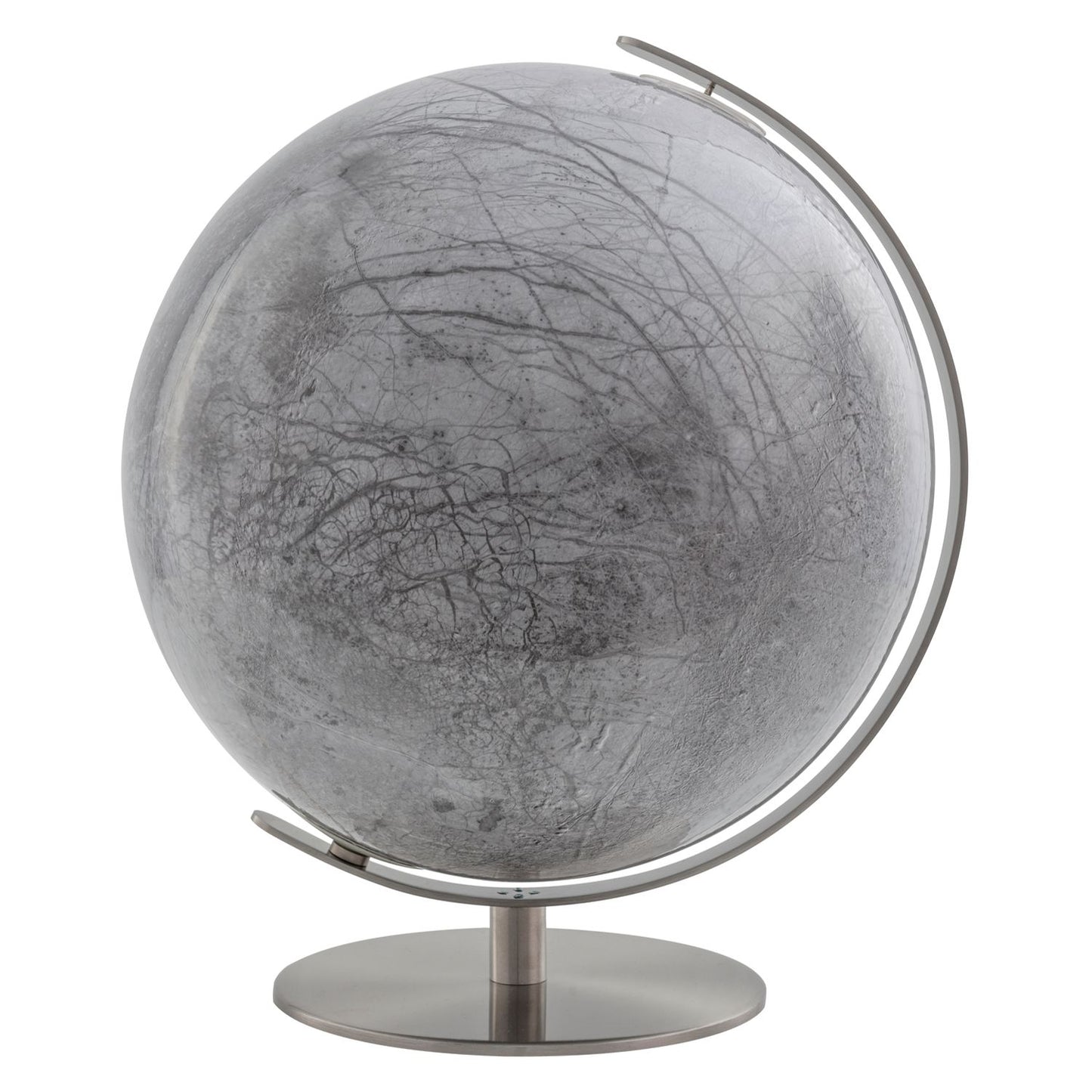 Globe illuminé Columbus Jupiter lune Europa D 40 cm globe planétaire laminé à la main
