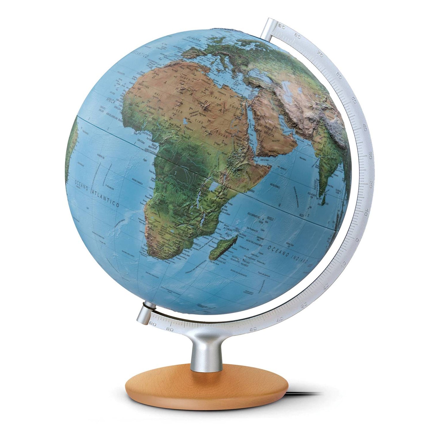 Globe lumineux à double image Räthgloben, 30cm D 41cm H, double image, 3D, divers Varia