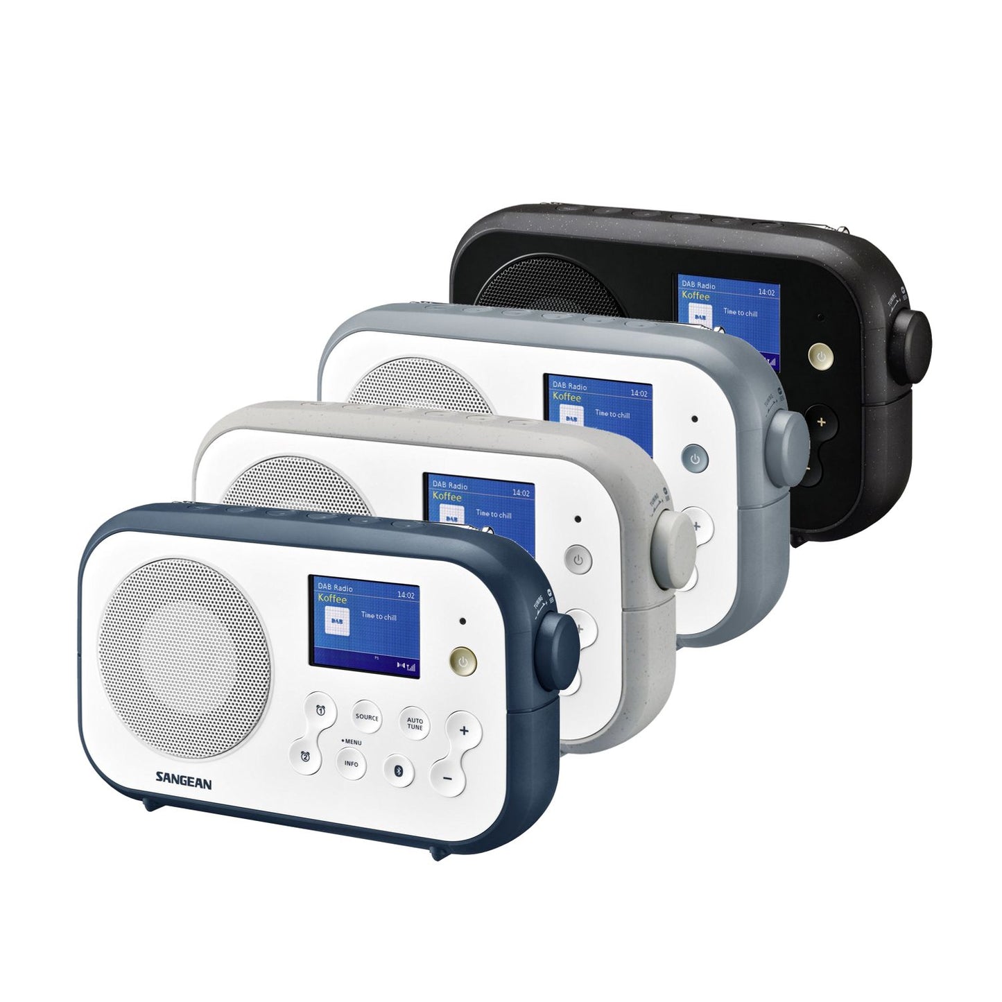 Sangean DPR-42BT Traveler 420 Radio DAB+/FM avec Bluetooth, différentes couleurs