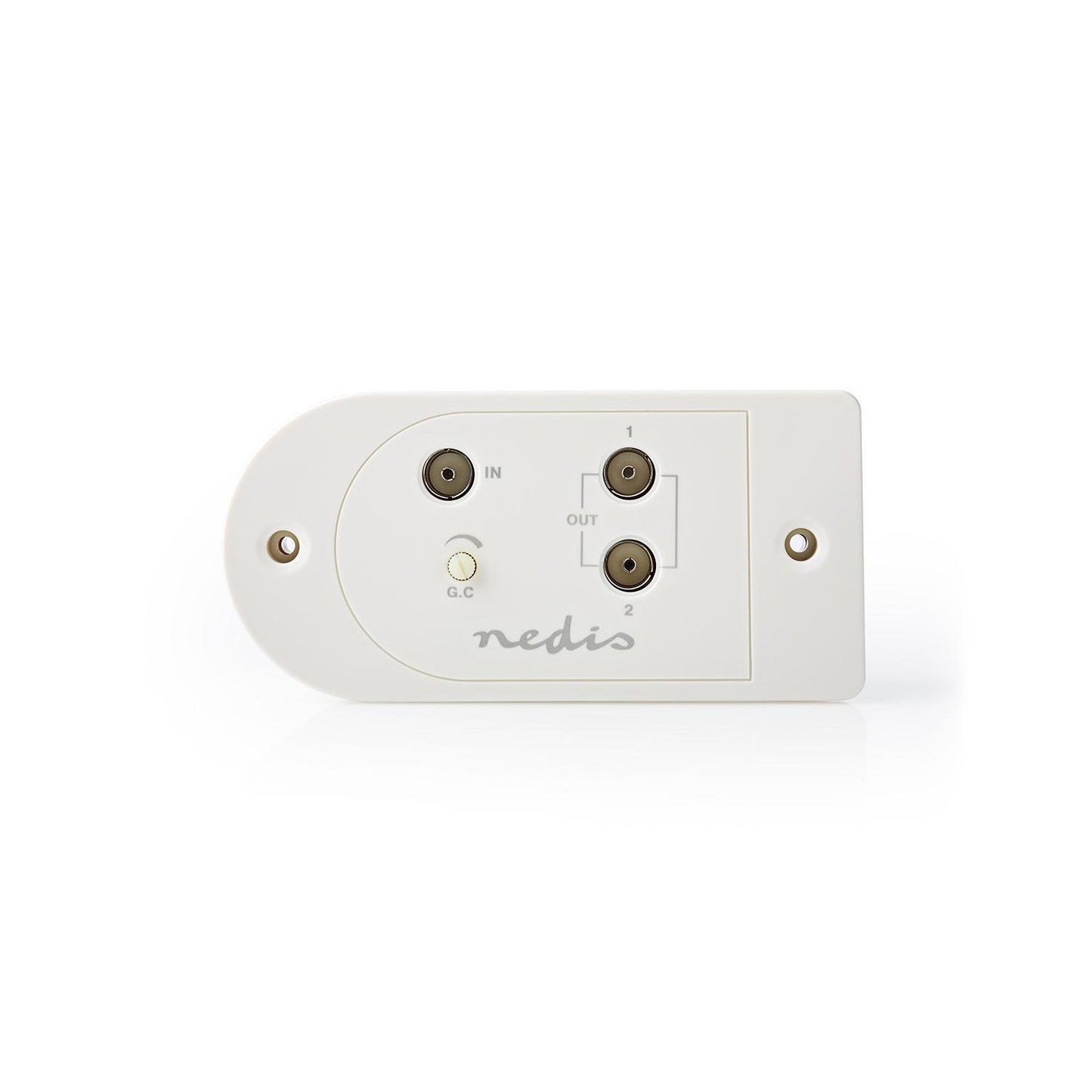 Amplificateur d'antenne HQ 25 dB avec 2 sorties et contrôle de gain