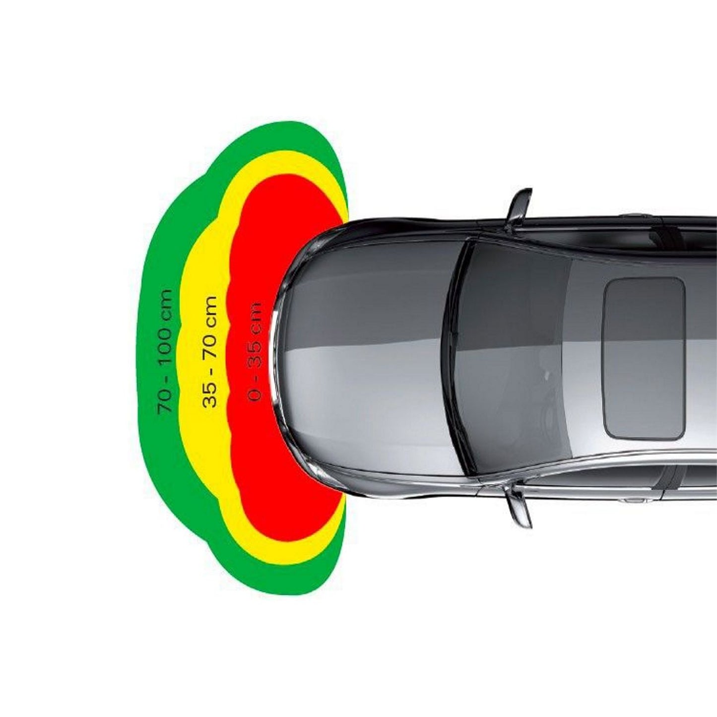 Cobra ParkMaster Kit F394 comprenant une unité de commande et 4 capteurs pour l'avant