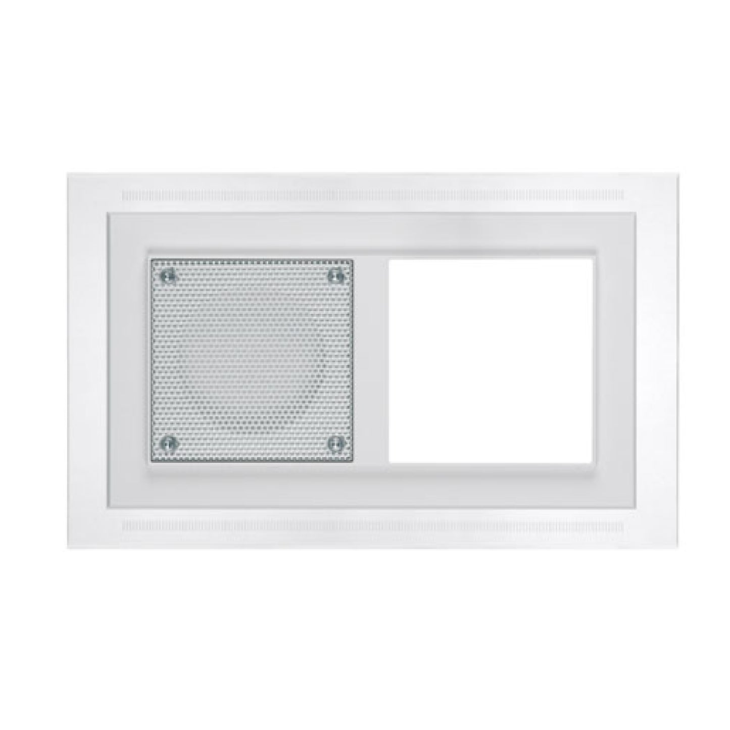 Cadre lumineux PEHA LED, 2x, pour radio intégrée AudioPoint, blanc