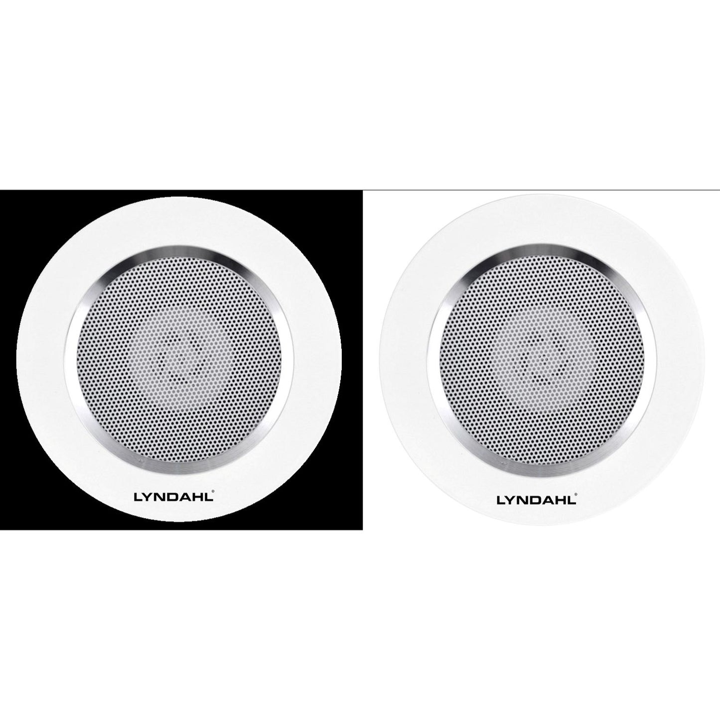 LYNDAHL CS120AL paire d'enceintes plafond 2 voies design 120 mm, aluminium