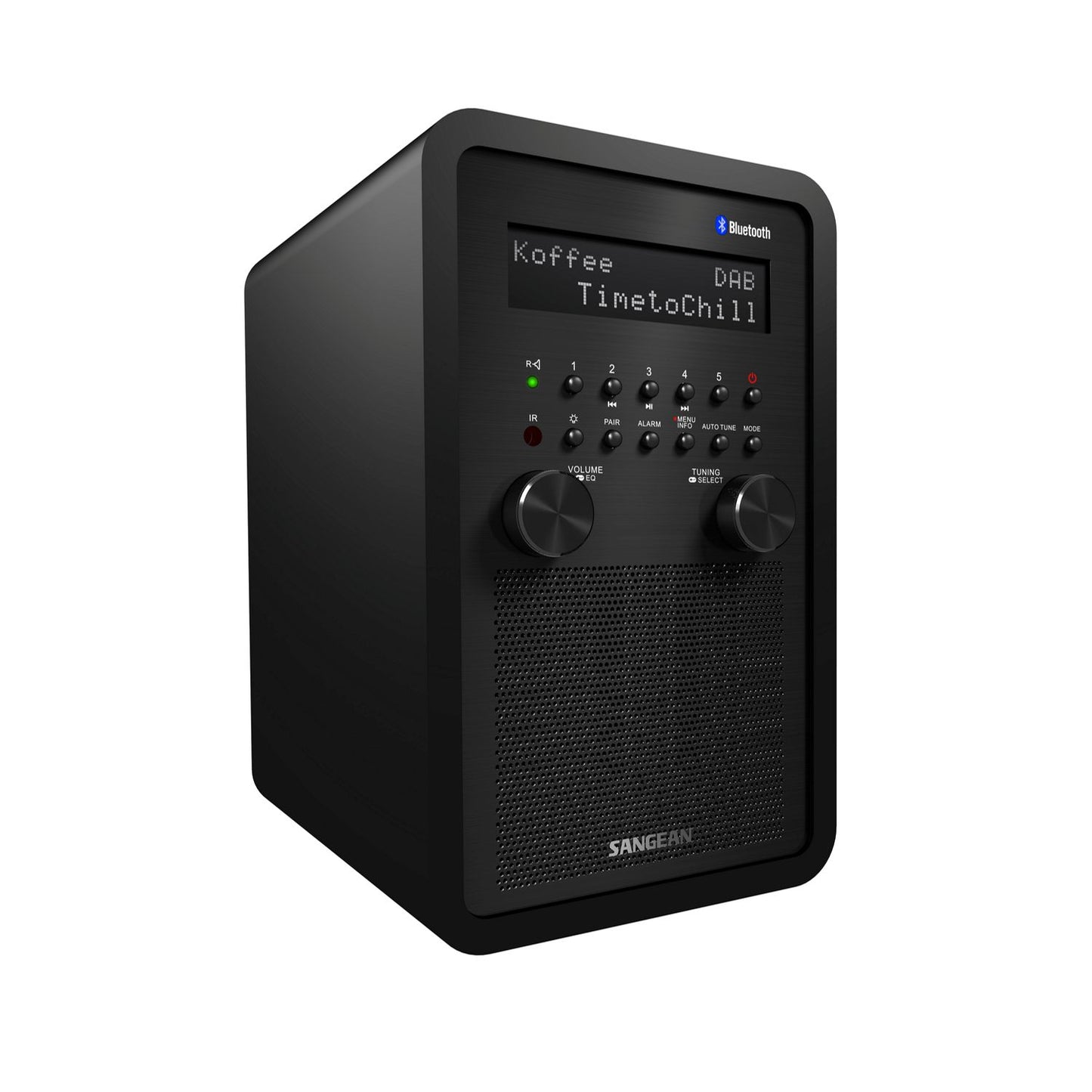 Radio Sangean DDR-60 BT DAB/DAB+, Aux-In, Bluetooth, en noir