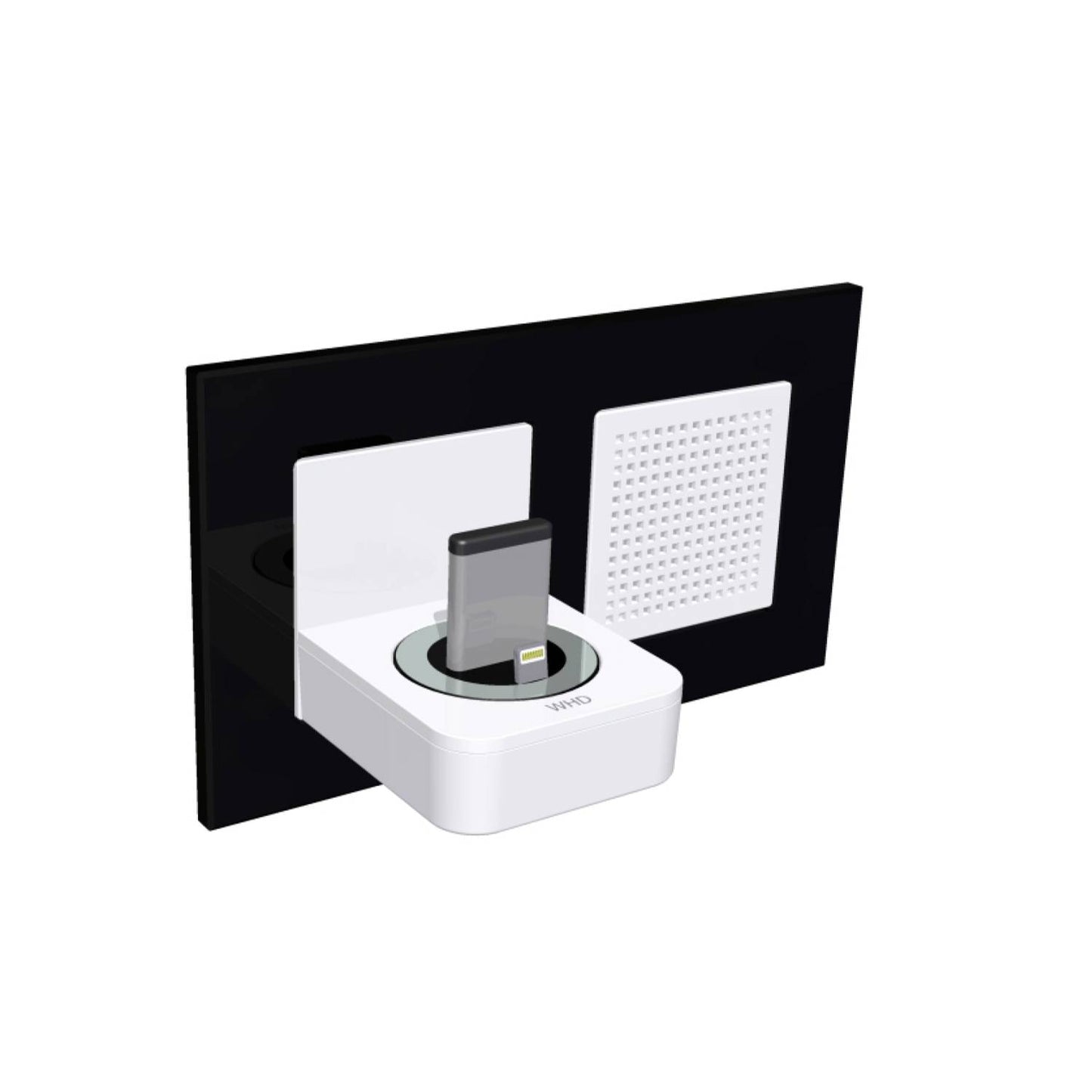 WHD MP 55 BTL set station de charge avec récepteur BT et haut-parleur encastré