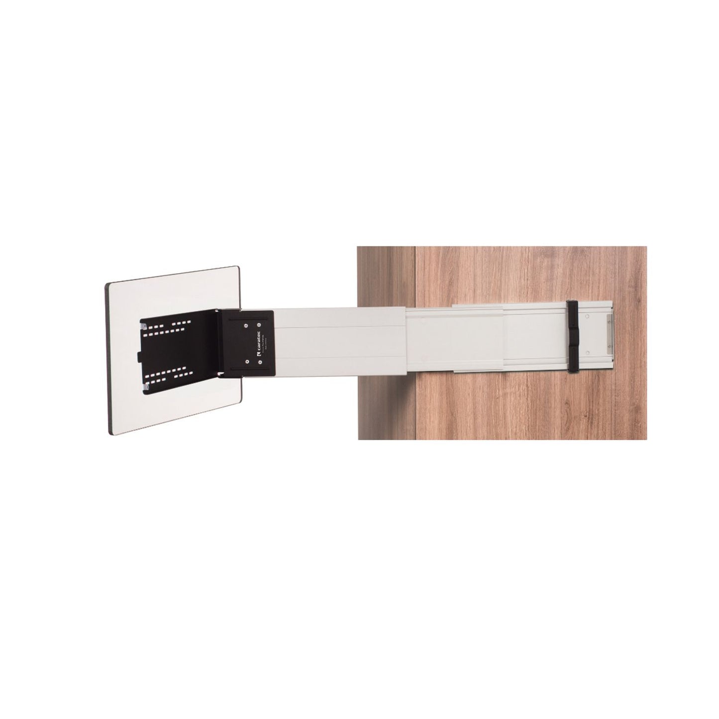 Support TV Caratec Flex CFA102L pour mobil-home, extension latérale en aluminium