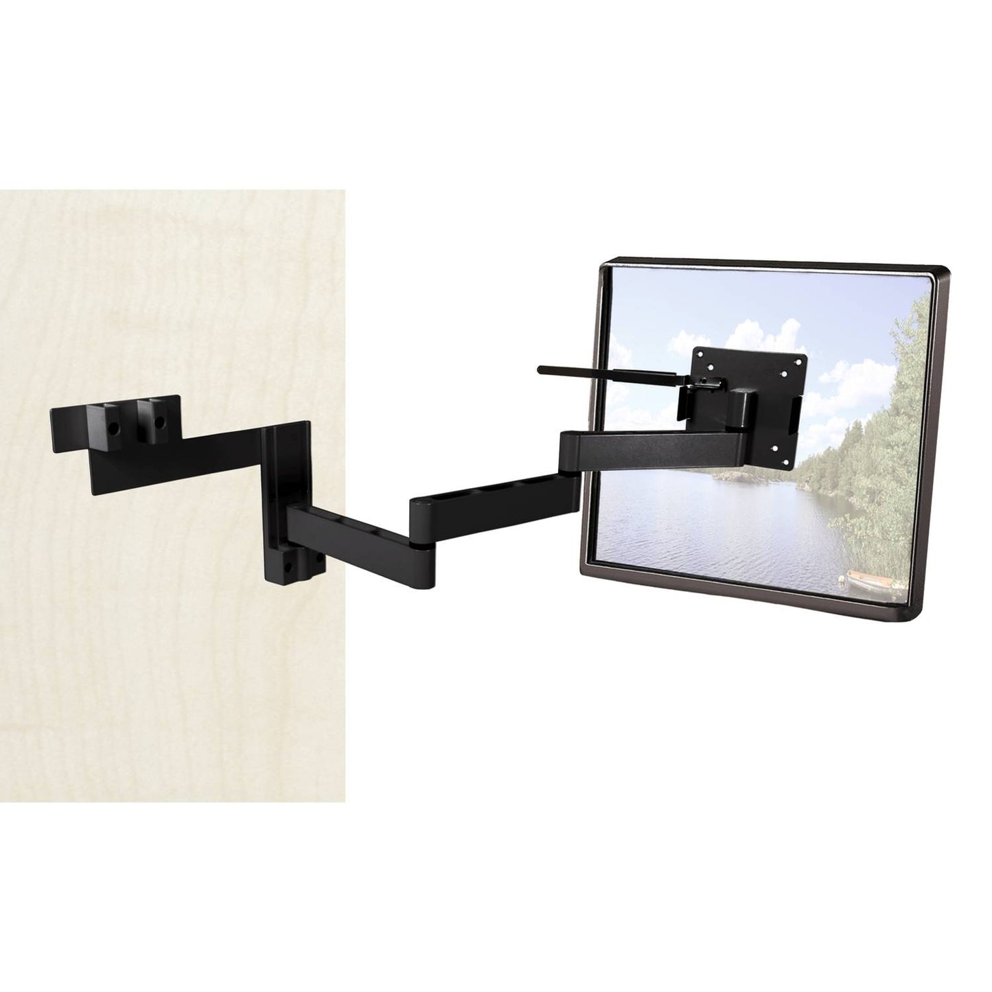 Caratec Flex CFW400AS support mural TV avec 4 points de pivot, noir