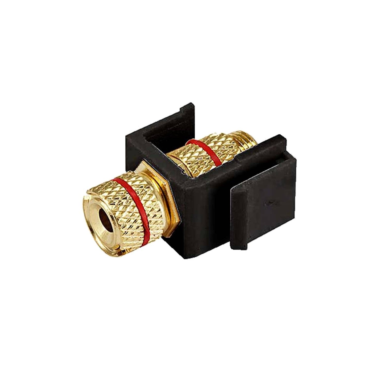 Lyndahl LKK0194SWX Adaptateur de poste de liaison Keystone, noir ou rouge