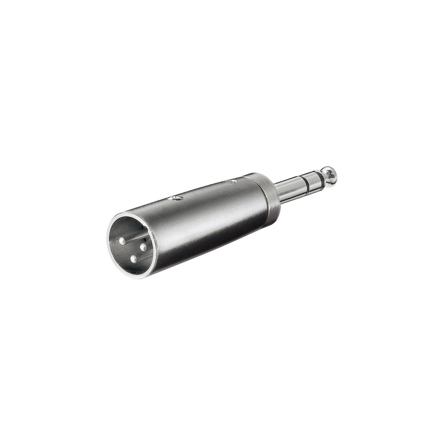 Adaptateur court fiche XLR, 3 broches vers fiche jack stéréo 6,3 m