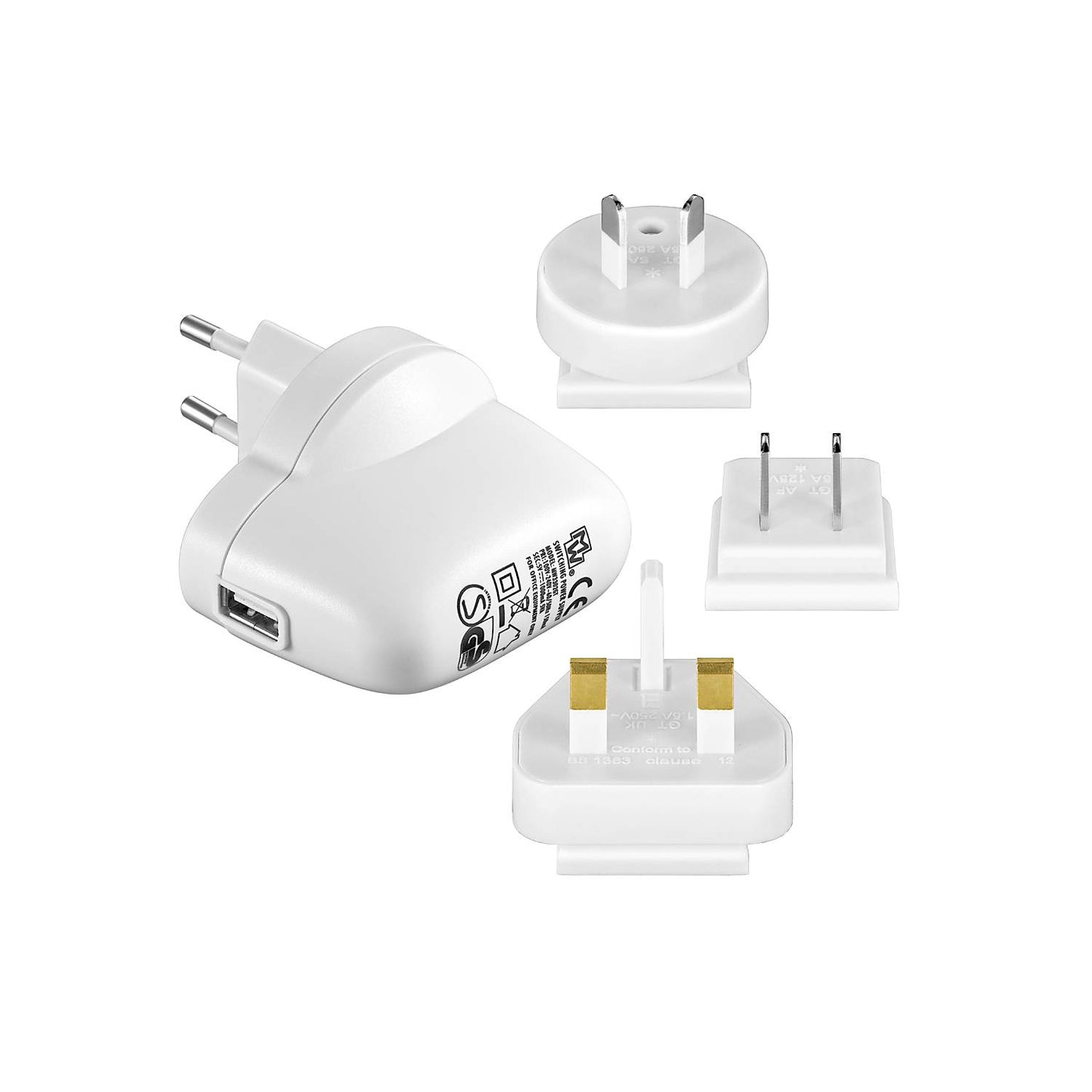Kit de voyage, chargeur universel USB avec adaptateurs
