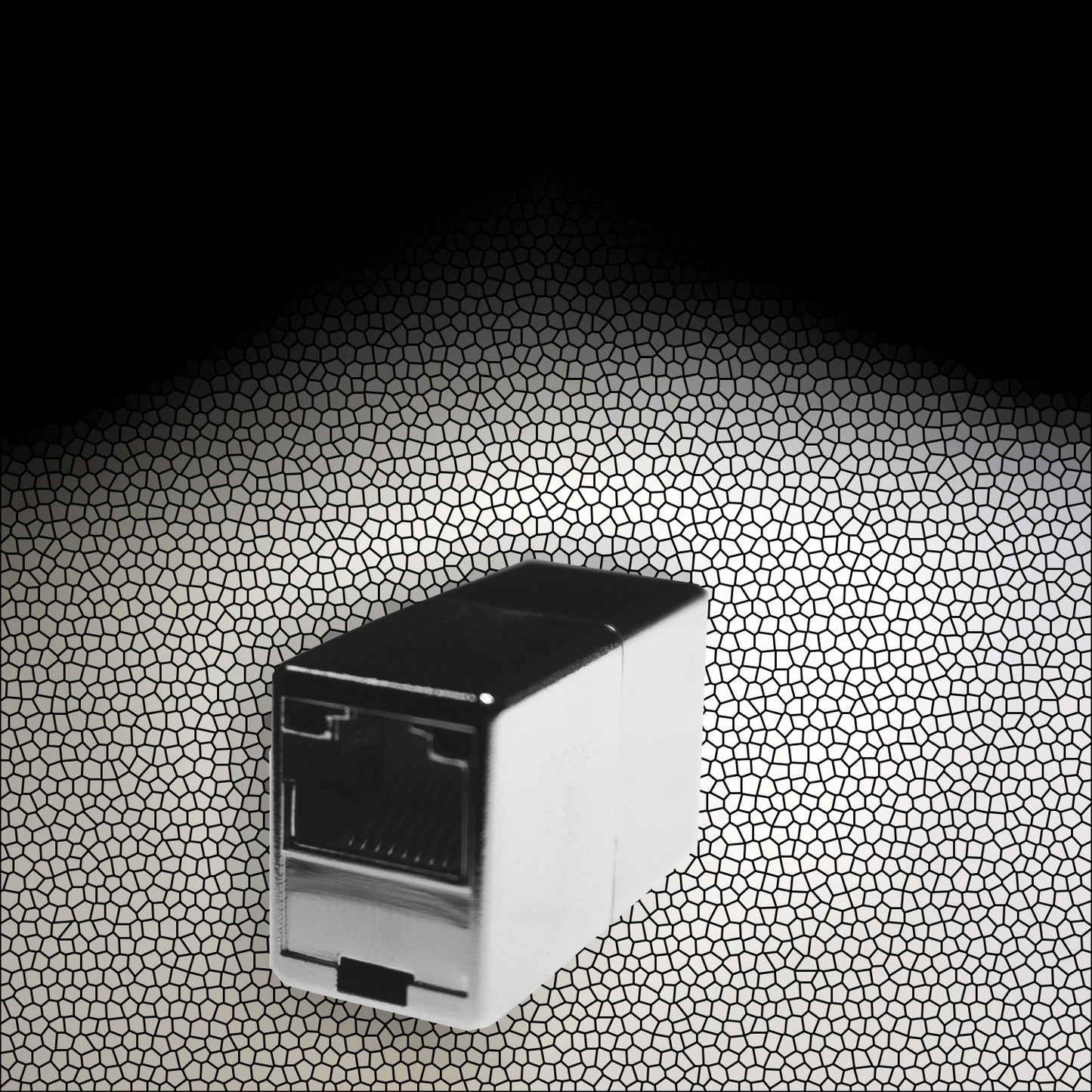 Couplage modulaire RJ45 1:1 blindé, métallisé