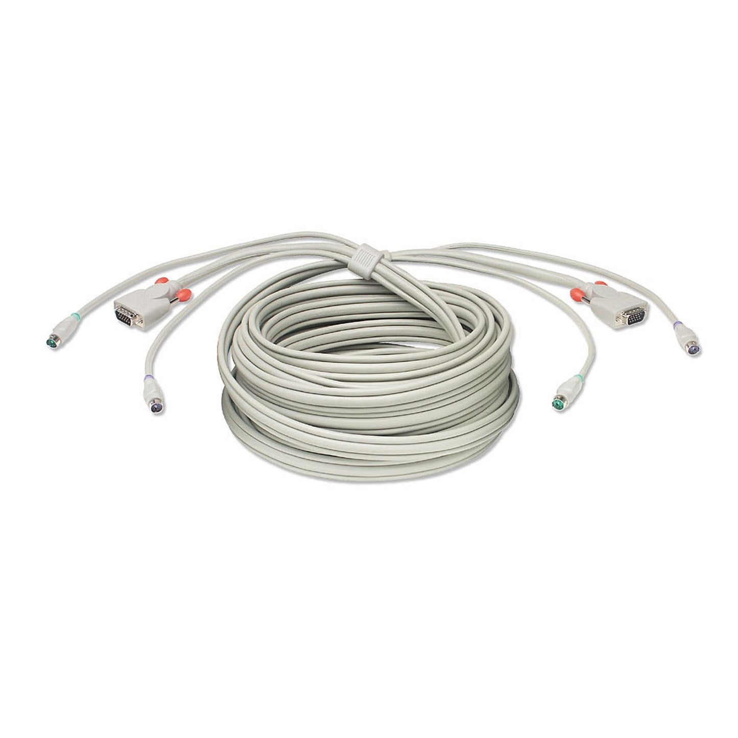 Câble combiné pour moniteur, souris et clavier, commutateurs CPU LINDY, 2m