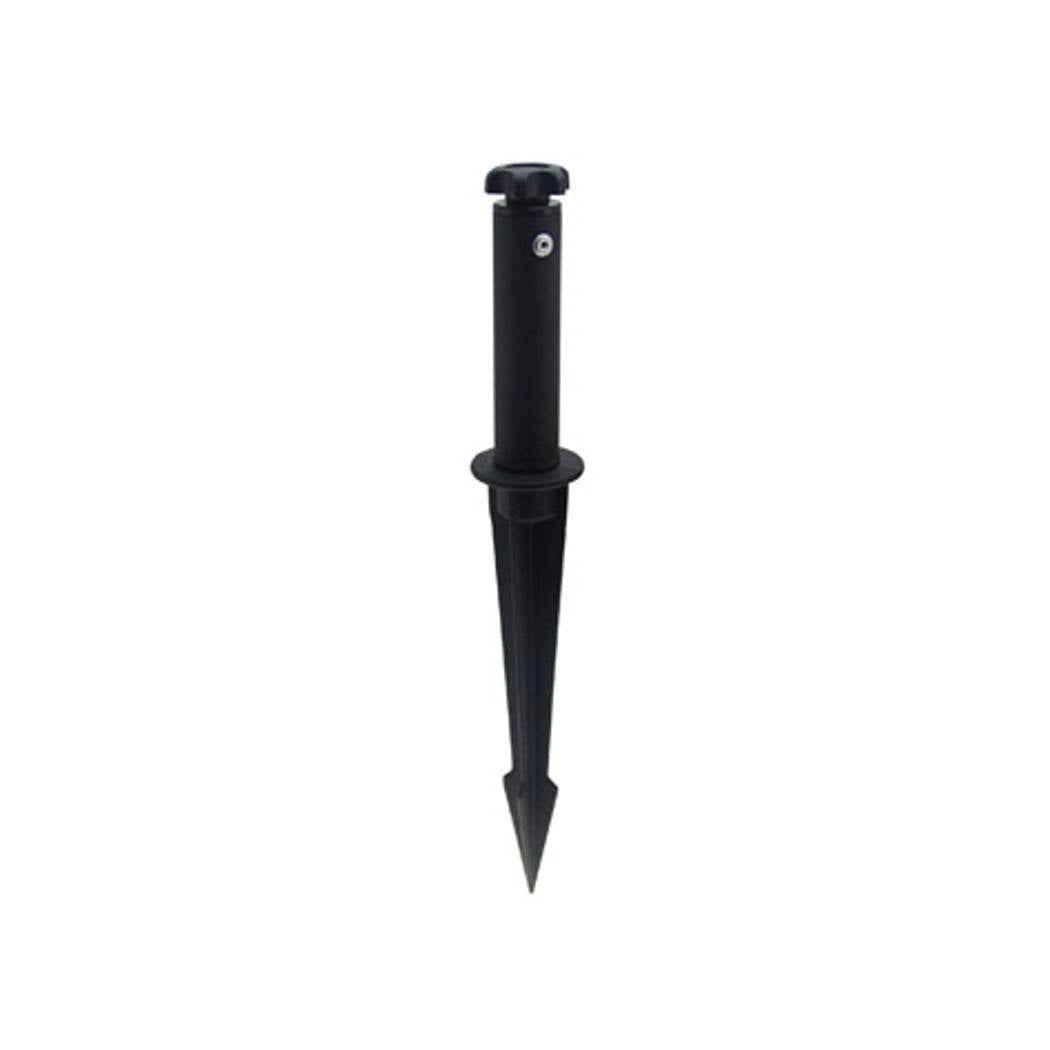 Set de piquets de sol Ledino pour un spot LED en noir, 10 cm de haut
