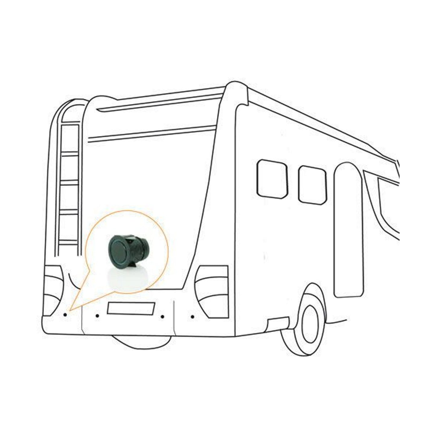 Cobra ParkMaster Kit R294 inklusive Steuergerät und 4 Sensoren für Heck