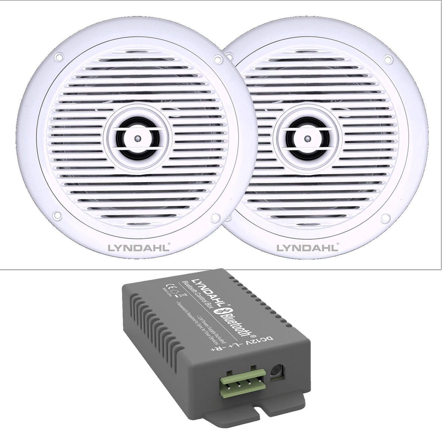 Ensemble d'enceintes LYNDAHL, CS200BT-AMP et CS180IP, avec 2 ou 4 enceintes