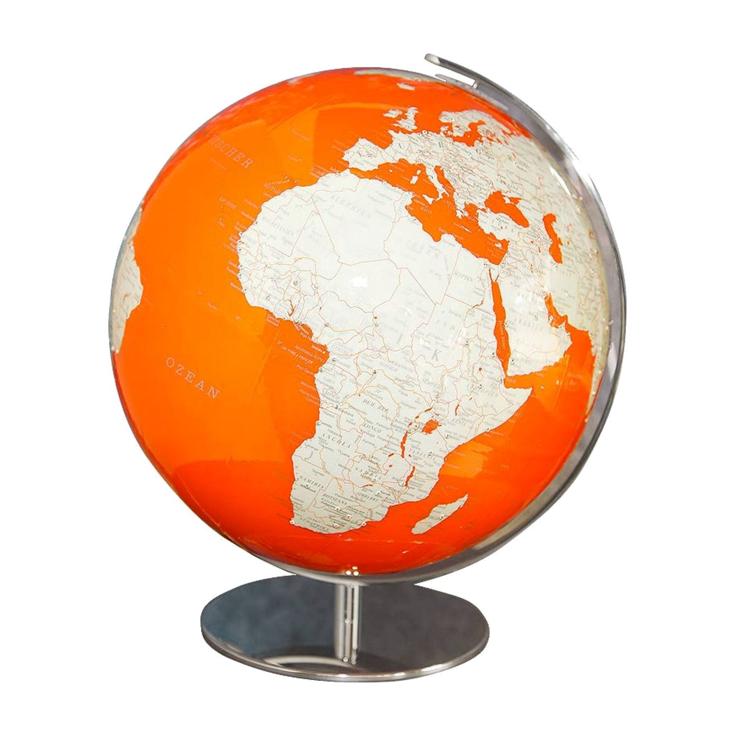 Globe lumineux Columbus Artline, D 340 mm, globe sur pied, verre acrylique, différentes couleurs