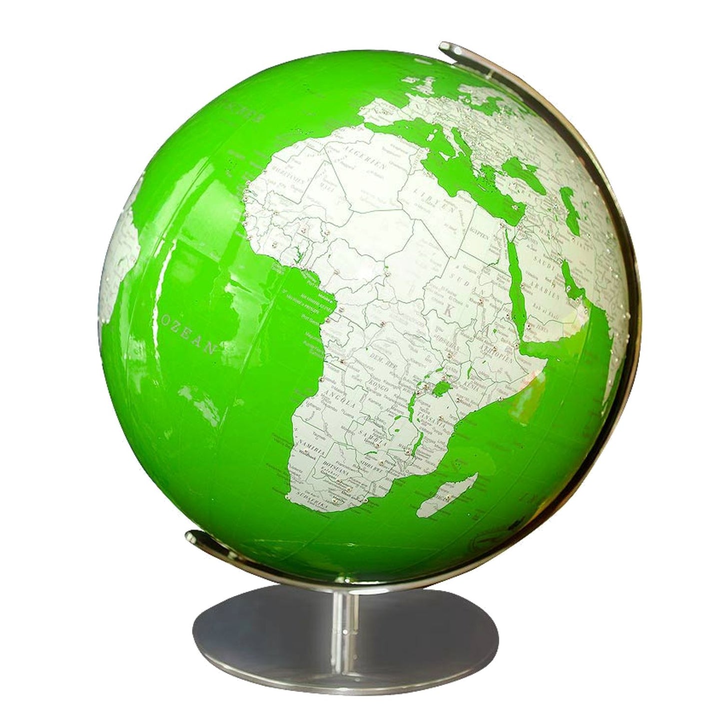 Globe lumineux Columbus Artline, D 340 mm, globe sur pied, verre acrylique, différentes couleurs