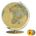 Columbus Royal Leuchtglobus 34 cm aus Kristallglas mit Messing