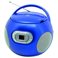 RECONDITIONNÉ - Soundmaster SCD2120BL CD-Boombox, FM/MW, fonction livre audio, AUX-In, bleu