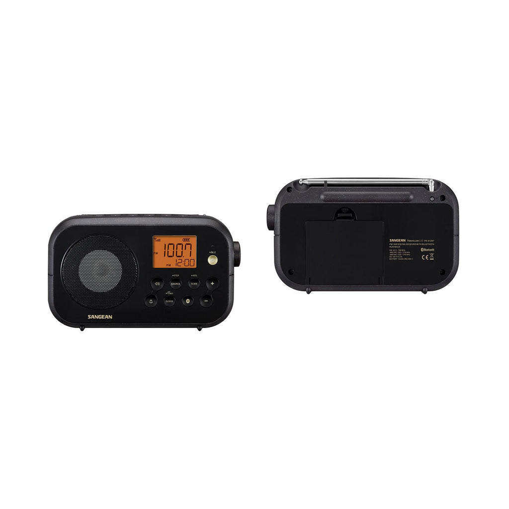 Sangean PR-D12BT Traveller 120 radio FM avec Bluetooth portable, différentes variantes