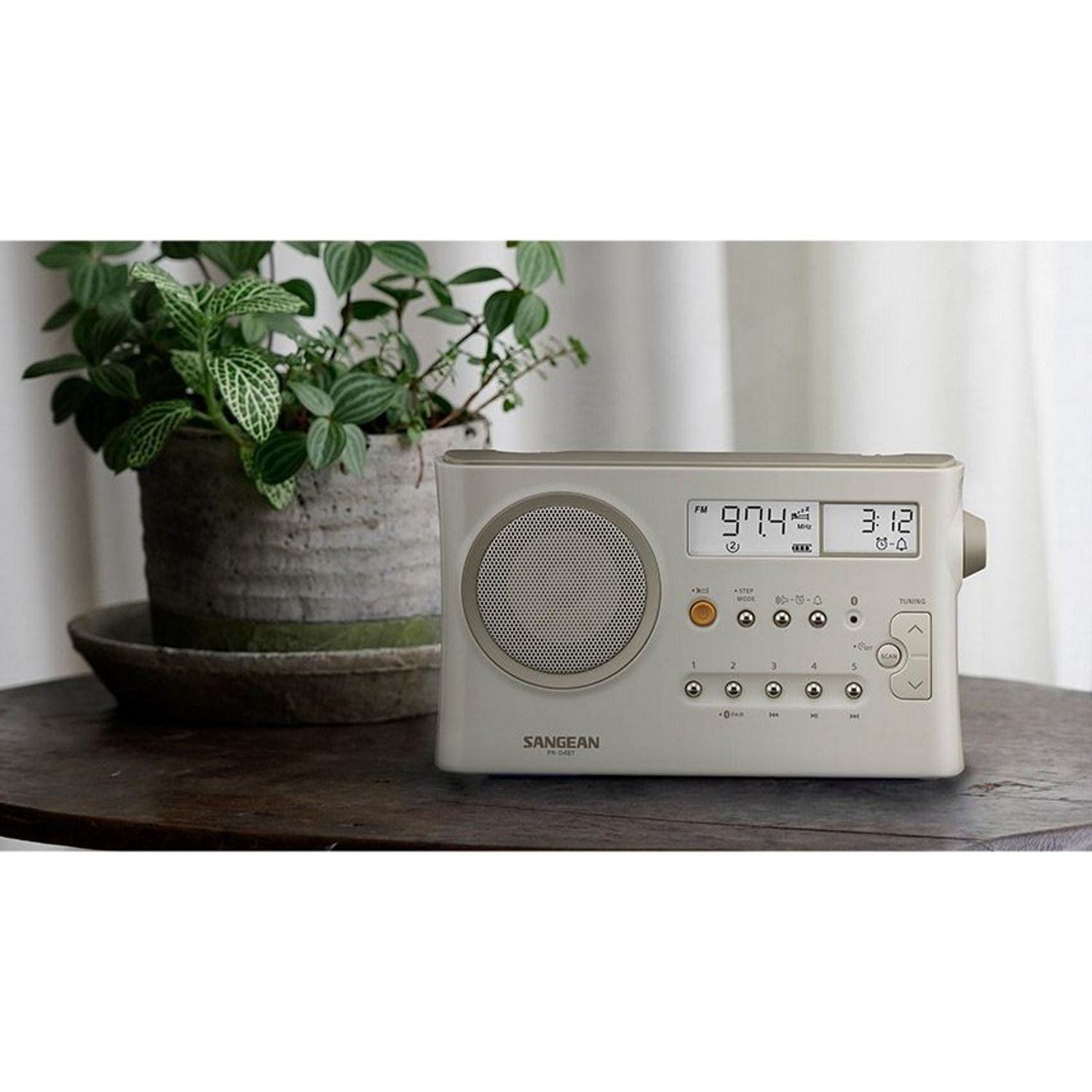 Sangean PR-D4BT radio portable MW/FM avec Bluetooth, différentes couleurs
