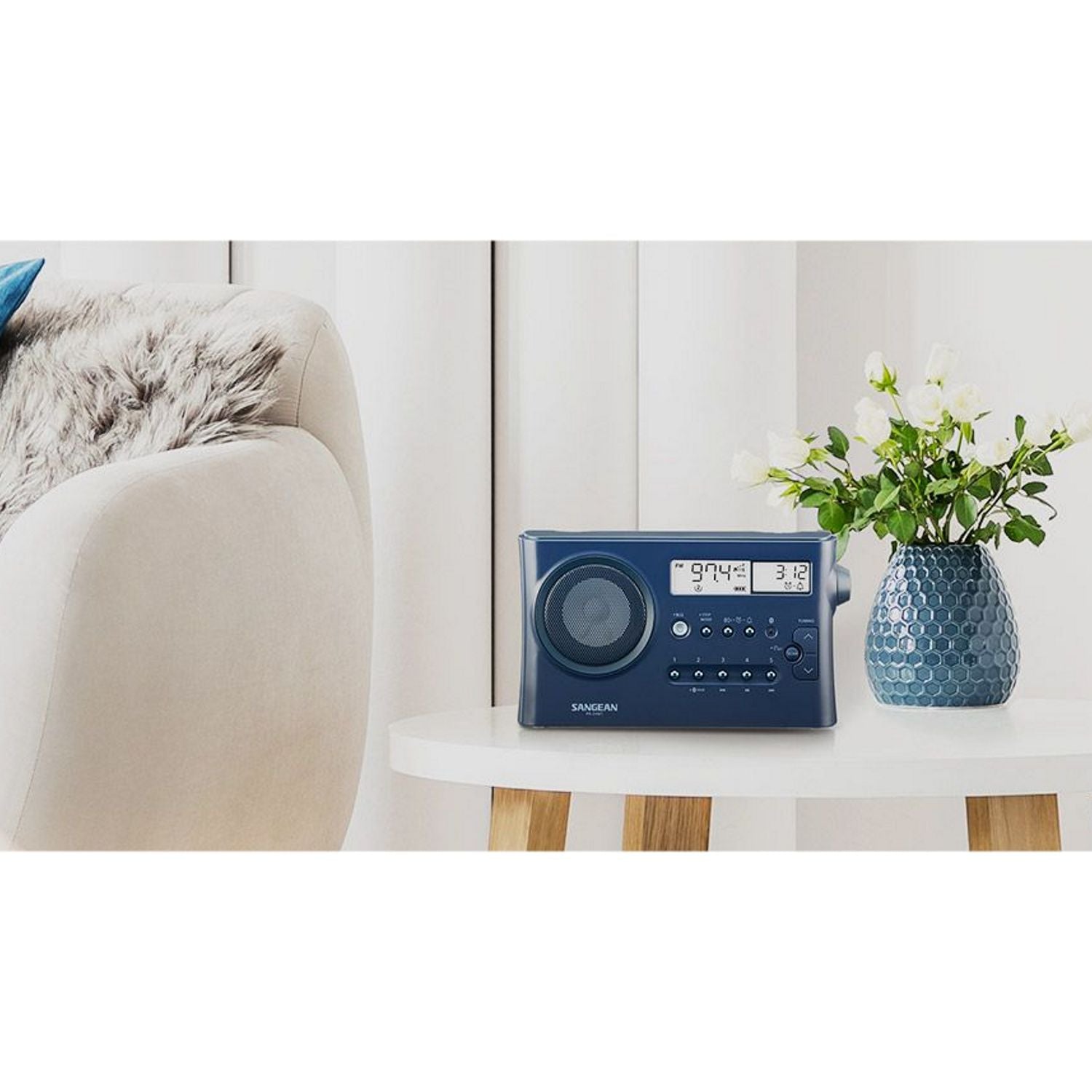 Sangean PR-D4BT radio portable MW/FM avec Bluetooth, différentes couleurs