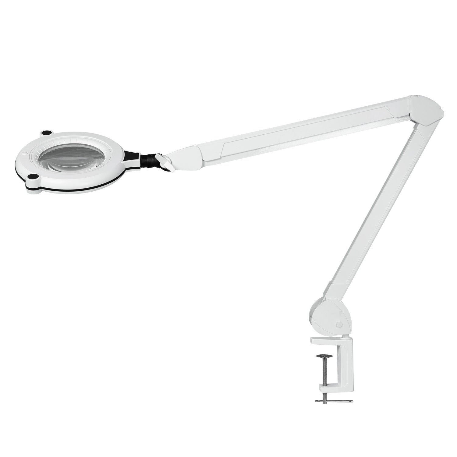 RECONDITIONNÉ - Lumeno 7315WS lampe-loupe LED en blanc avec 5 dioptries