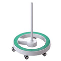 Lumeno statif à roulettes 6159GN avec anneau de pied vert, version design, RECONDITIONNÉ