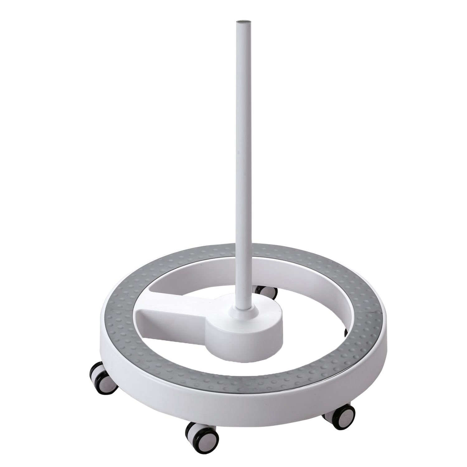 RECONDITIONNÉ - Lumeno statif à roulettes 6159 avec anneau de pied gris, version design