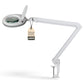 Lumeno 7213/15/18GR lampe loupe/lampe de travail 96 LEDs, protection en caoutchouc coloré