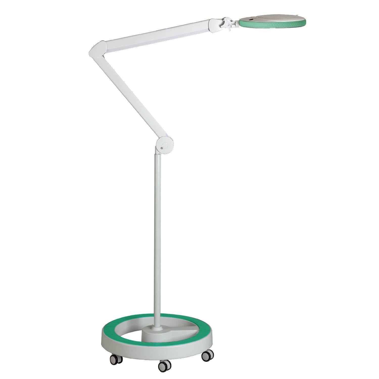 RECONDITIONNÉ - Lumeno lampe-loupe 7218GN et statif 6159GN en set 8 dioptries