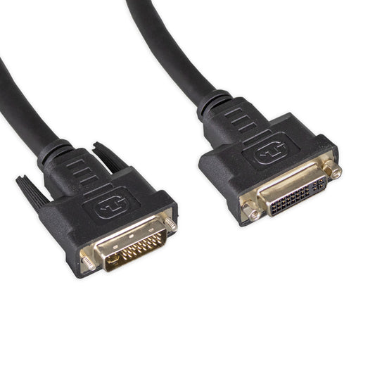 Lyndahl DVI-I 24+5 Verlängerung LKDVFM30015, abschraubbare Bolzen, 1,5 m