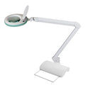 RECONDITIONNÉ - Lumeno 7218GN lampe-loupe/lampe de poste de travail verte avec statif de table 8 dpt