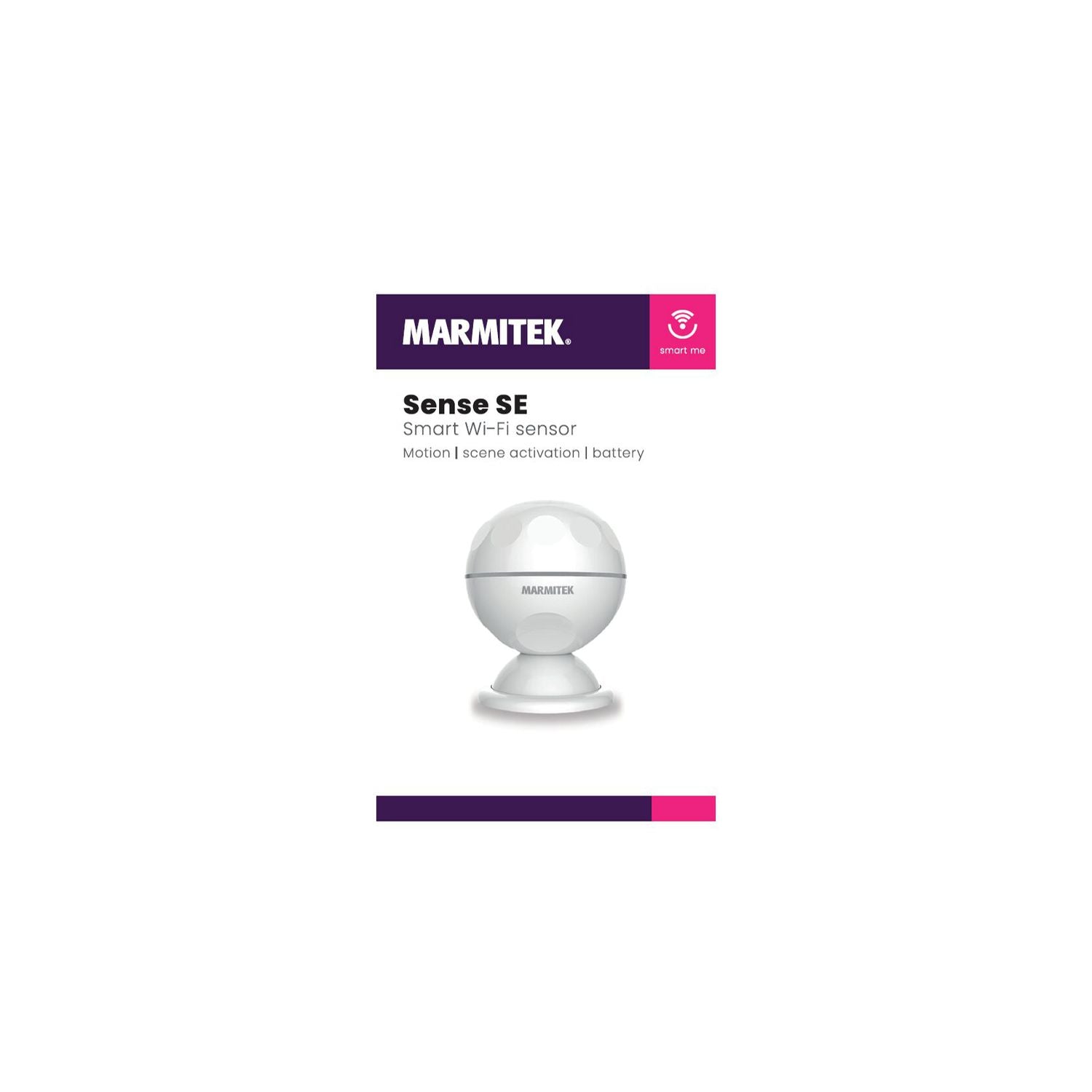 Marmitek Smart Sense SE détecteur de mouvement sur batterie avec fonction Wi-Fi