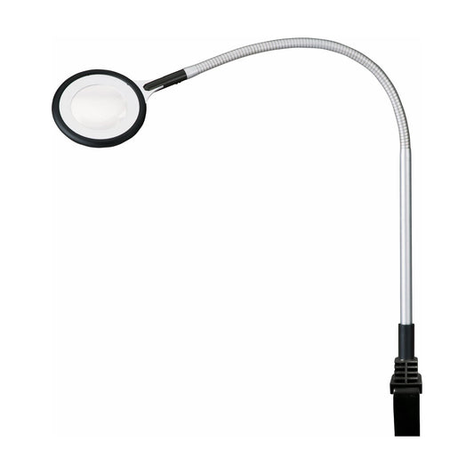 Lampe loupe Waldmann RING LED RLLQ 63 R dimmable 6 dpt avec col de cygne