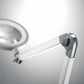 Lampe loupe Waldmann MLD 750/850/D dimmable 3,5 dpt avec pince de table en gris