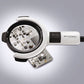 Lampe loupe Eschenbach varioLEDflex 6 dpt avec commutation de segment, différentes tailles