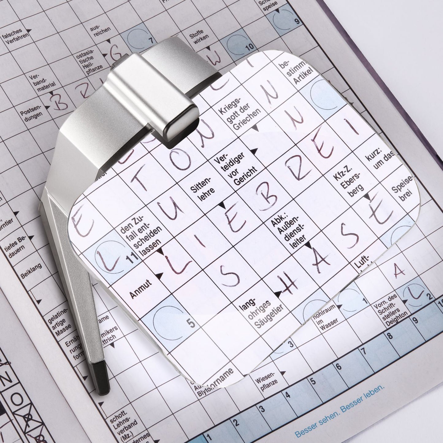 Loupe sur pied Eschenbach Loupe de lecture Scribolux avec éclairage LED, grossissement 2,8x