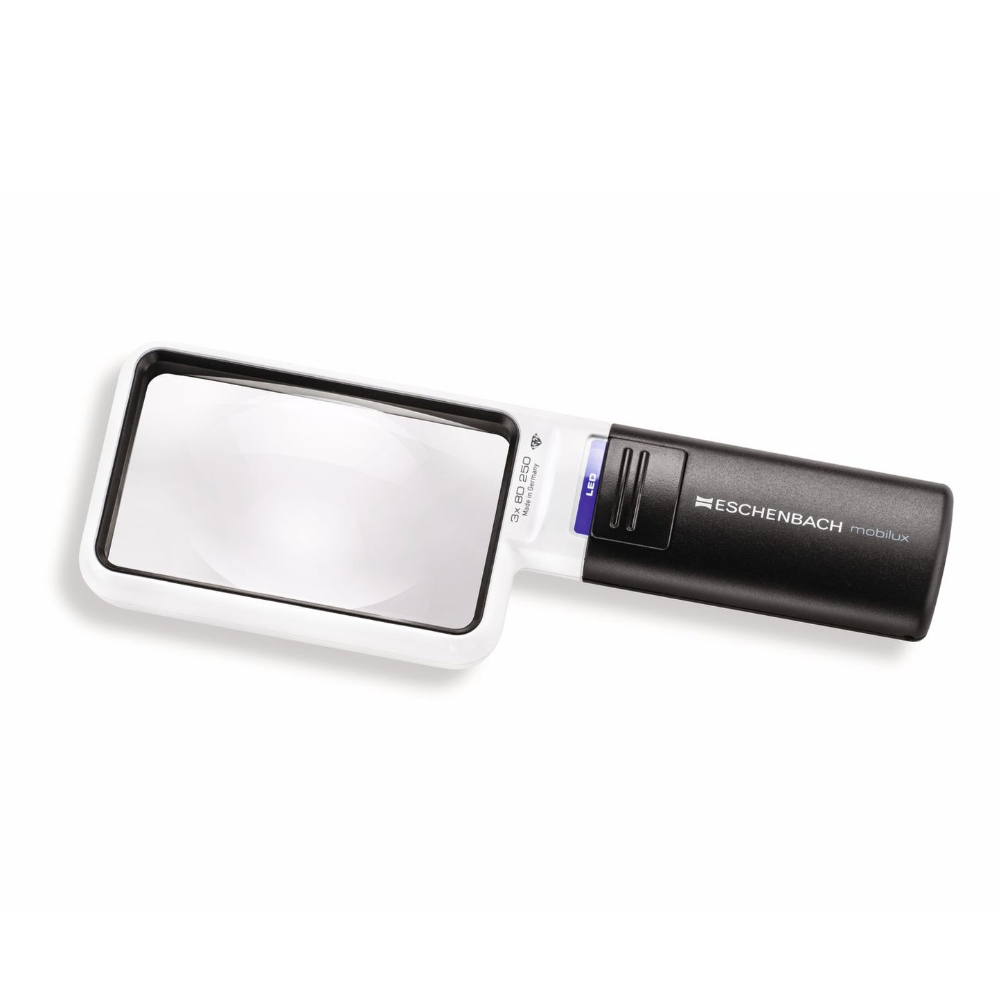 Loupe de lecture Eschenbach mobilux LED loupe à main rectangulaire avec éclairage différentes variantes