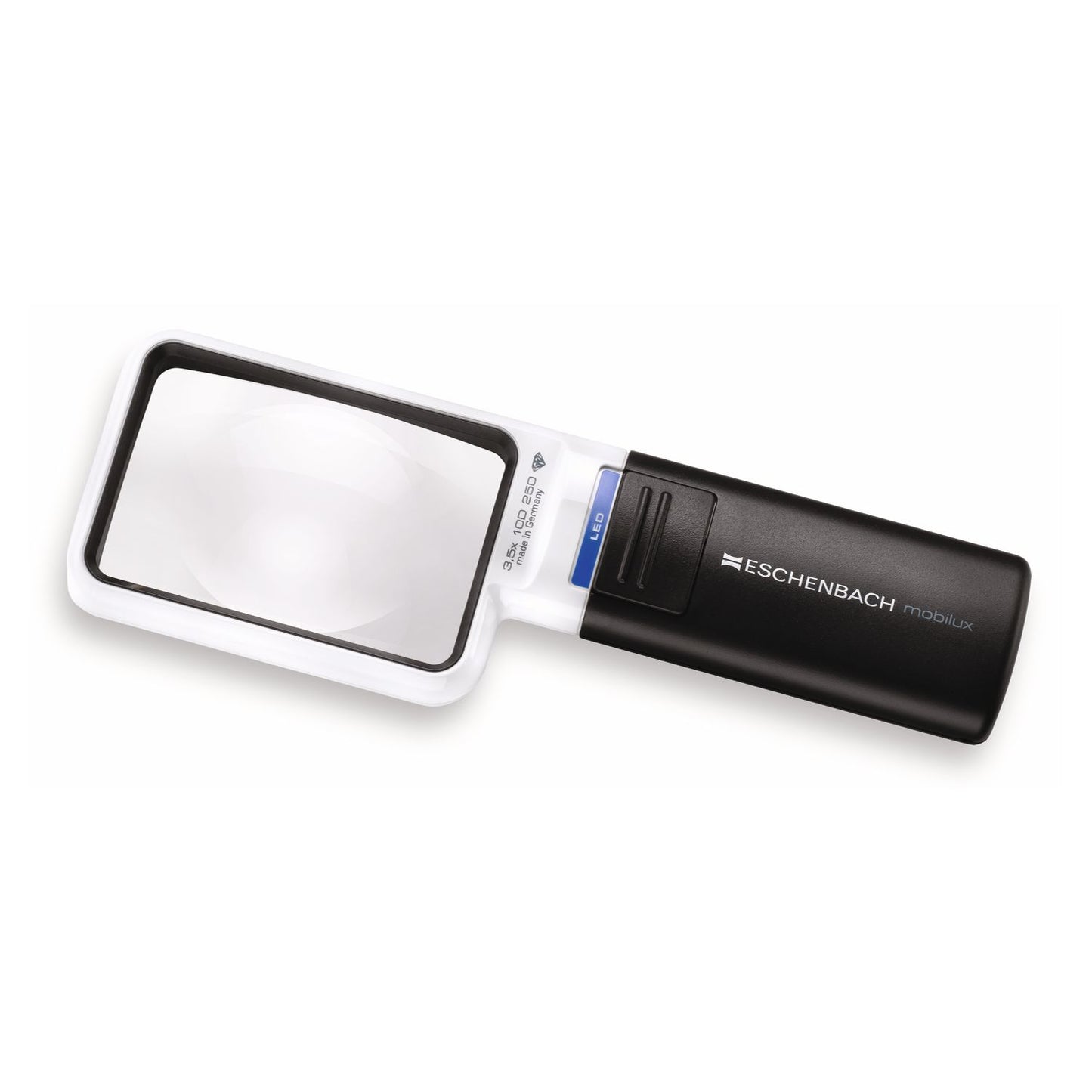 Loupe de lecture Eschenbach mobilux LED loupe à main rectangulaire avec éclairage différentes variantes