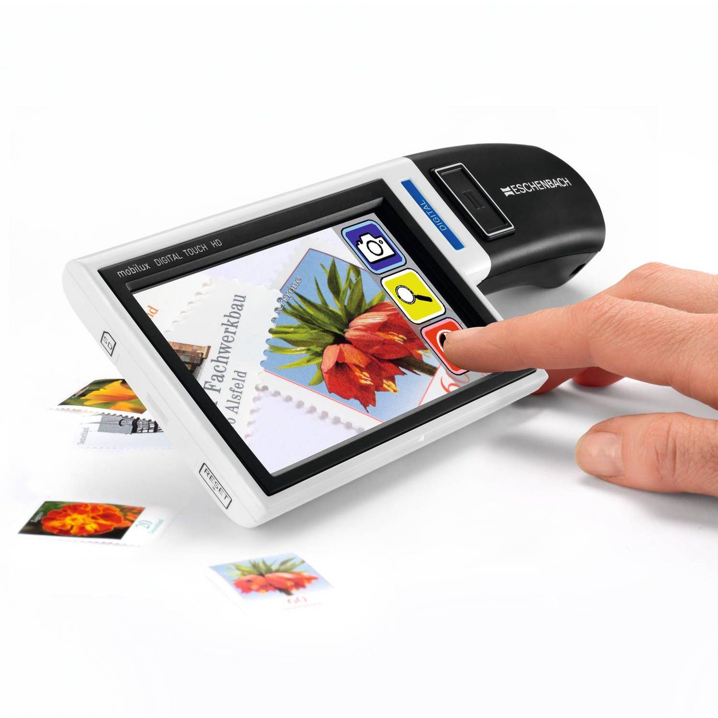 Loupe numérique électronique Eschenbach mobilux DIGITAL Touch HD avec écran tactile