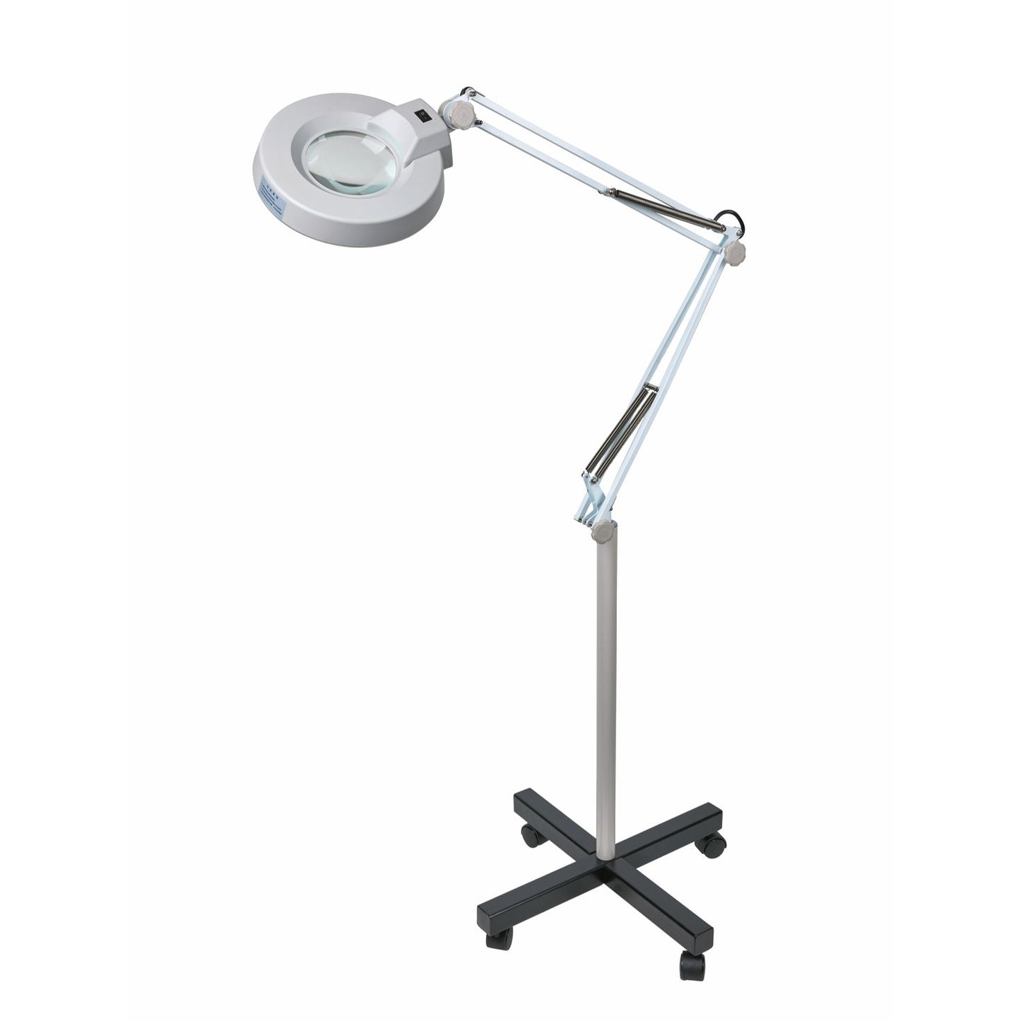 Lampe loupe suisse Basic-Line 22 W 4 dpt (2x) avec pince de table ou support mobile