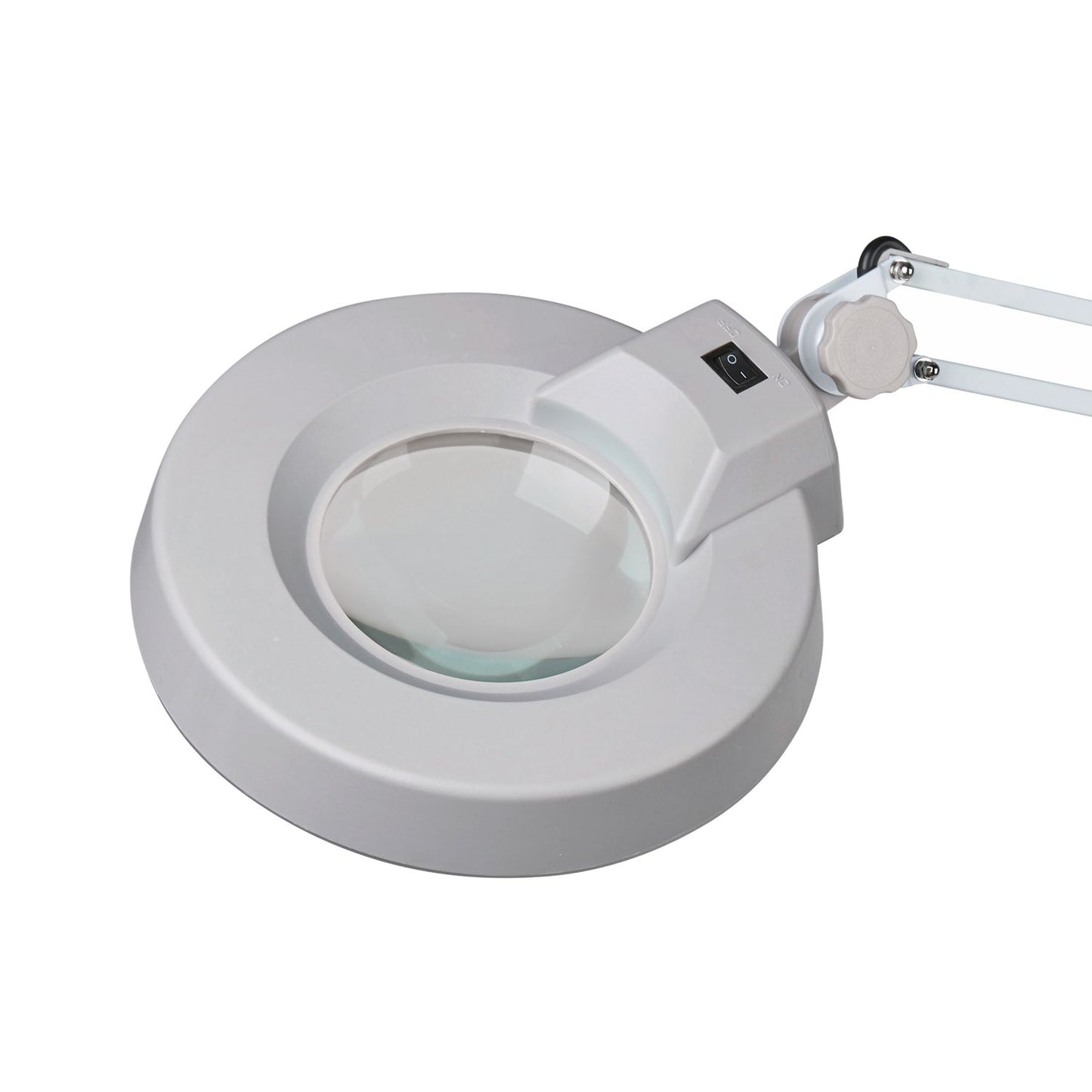 Lampe loupe suisse Basic-Line 22 W 4 dpt (2x) avec pince de table ou support mobile