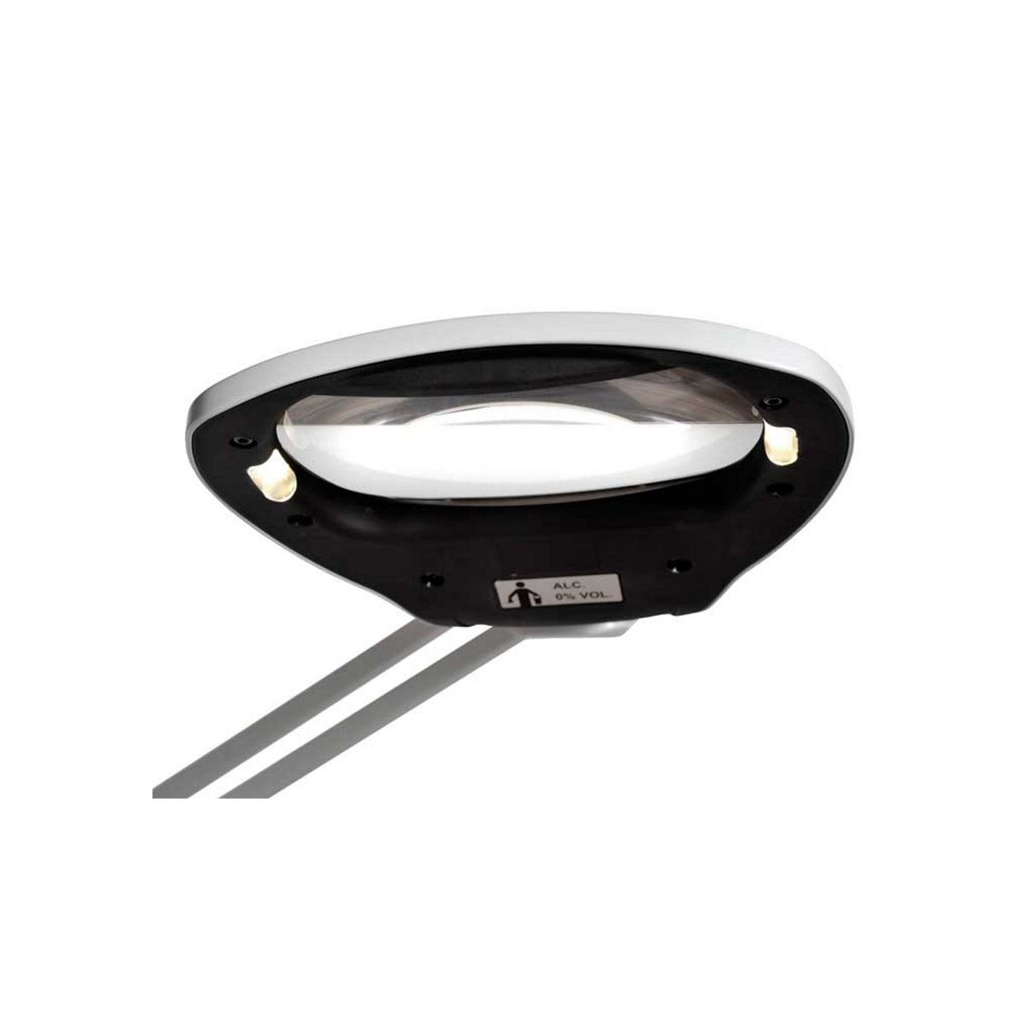Lampe loupe VisionLUXO Wave LED avec lentille en verre rectangulaire, différentes variantes