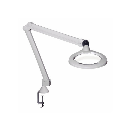 Lampe loupe LED VisionLUXO Circus dimmable avec lentille en verre D165 mm. 3,5 ou 5 points