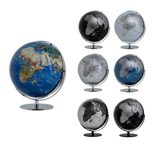 Globe cosmos EMFORM, rotatif sur 2 axes, montagnes en relief, en différentes couleurs