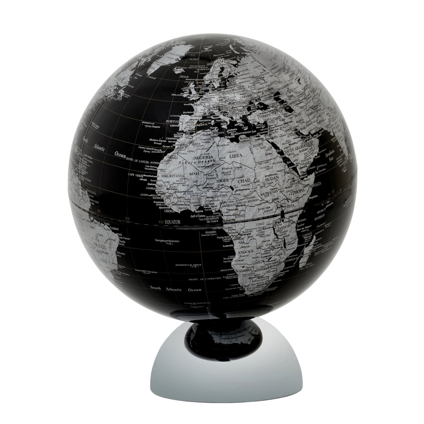 EMFORM Andromeda globe base magnétique et globe différentes couleurs